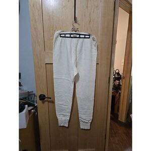 VTG L.L.Bean Mens Thermal Lounge Pants Beige Size L